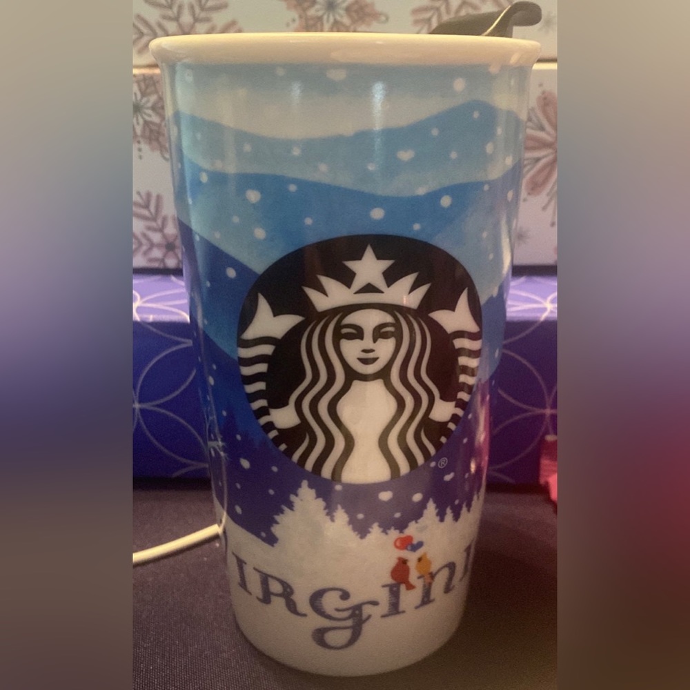 Starbucks Glass Virginia Tumbler mug